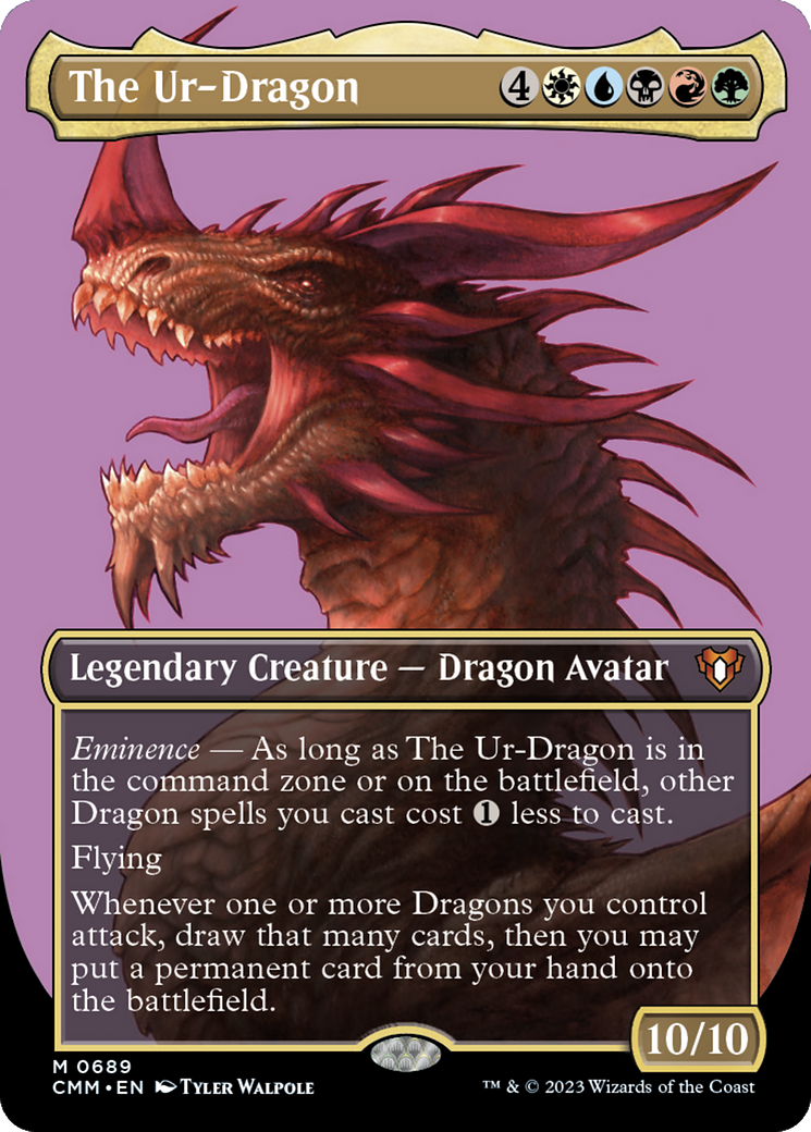 L'Ur-Dragon (profil sans bordure) [Commander Masters] 