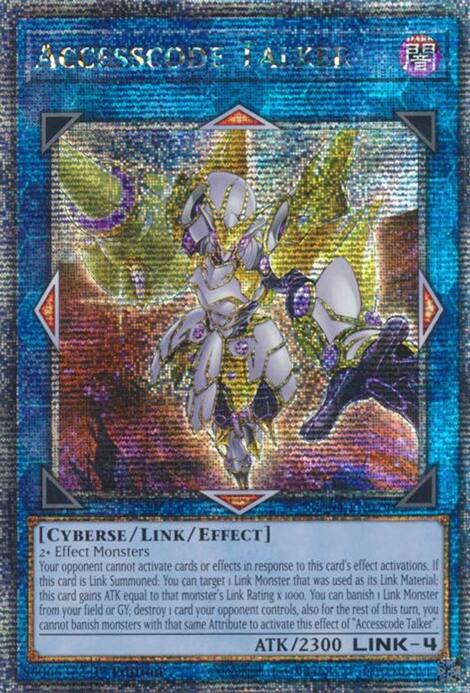 Accesscode Talker (New Art) (Quarter Century Secret Rare) (RA04-EN079) - Quarter Century Secret Rare