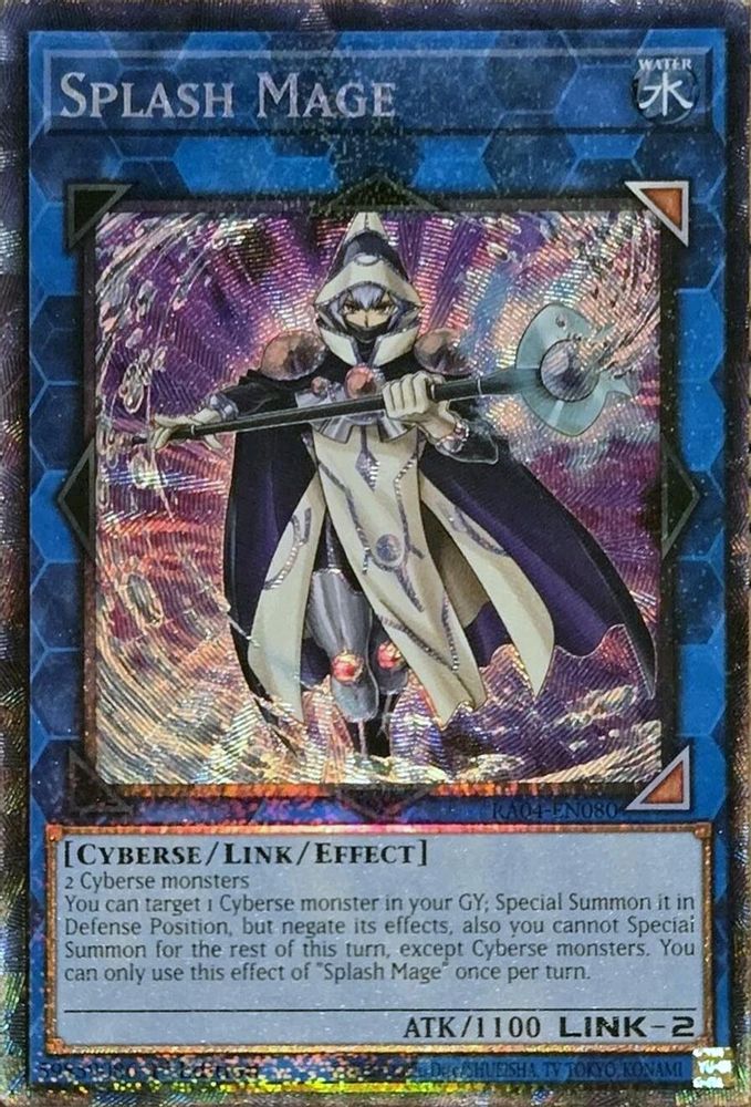 Splash Mage (PCR) (RA04-EN080) - Prismatic Collector's Rare