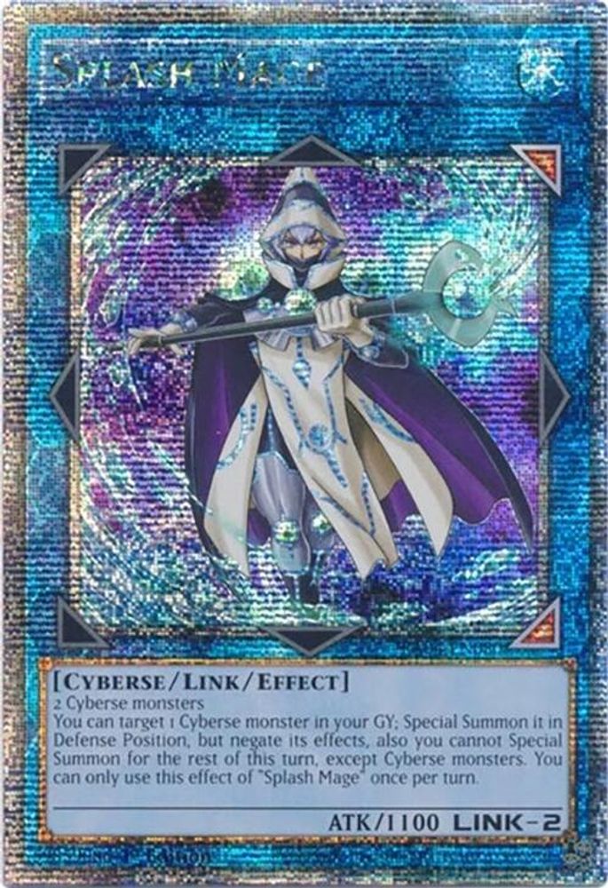 Splash Mage (Quarter Century Secret Rare) (RA04-EN080) - Quarter Century Secret Rare