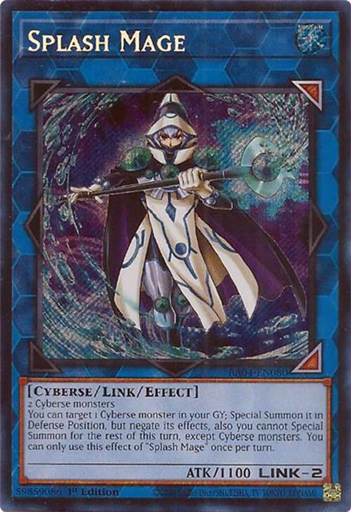 Splash Mage (Secret Rare) (RA04-EN080) - Secret Rare