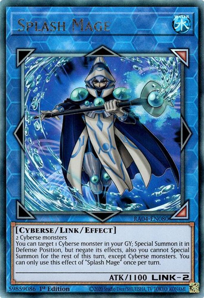 Splash Mage (PUR) (RA04-EN080) - Prismatic Ultimate Rare