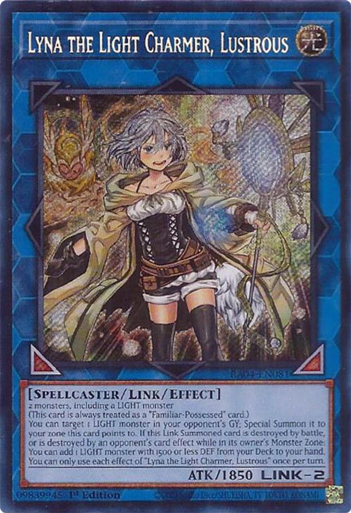 Lyna the Light Charmer, Lustrous (Secret Rare) (RA04-EN081) - Secret Rare