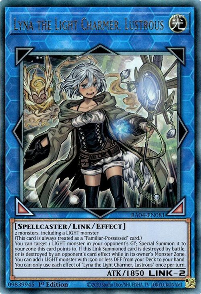 Lyna the Light Charmer, Lustrous (PUR) (RA04-EN081) - Prismatic Ultimate Rare