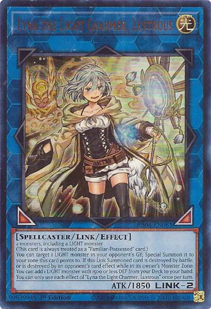 Lyna the Light Charmer, Lustrous (UR) (RA04-EN081) - Ultra Rare