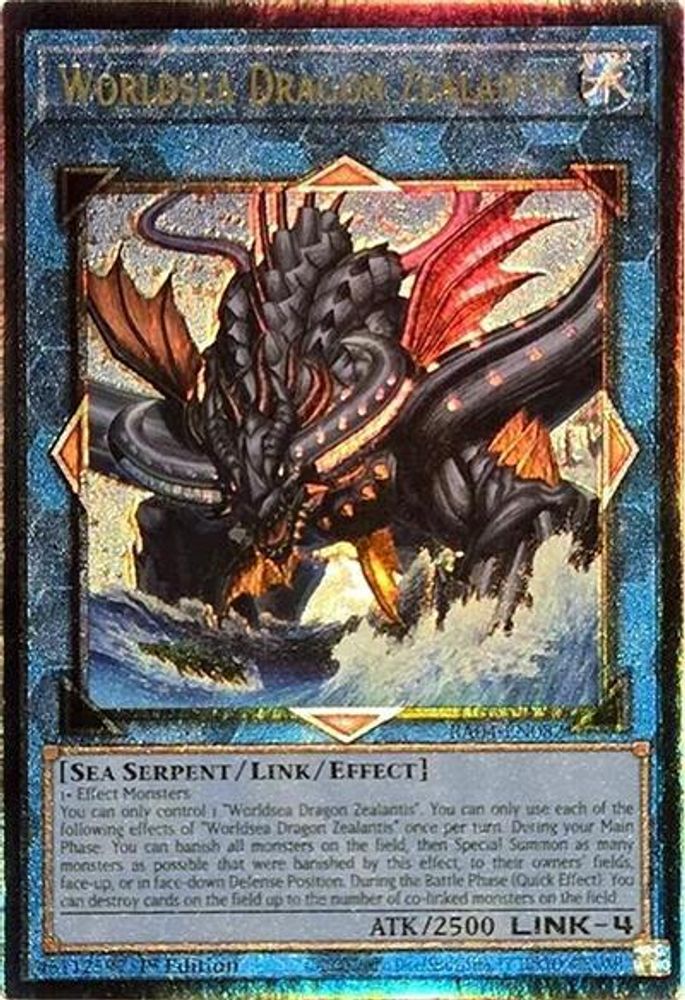 Worldsea Dragon Zealantis (PUR) (RA04-EN082) - Prismatic Ultimate Rare