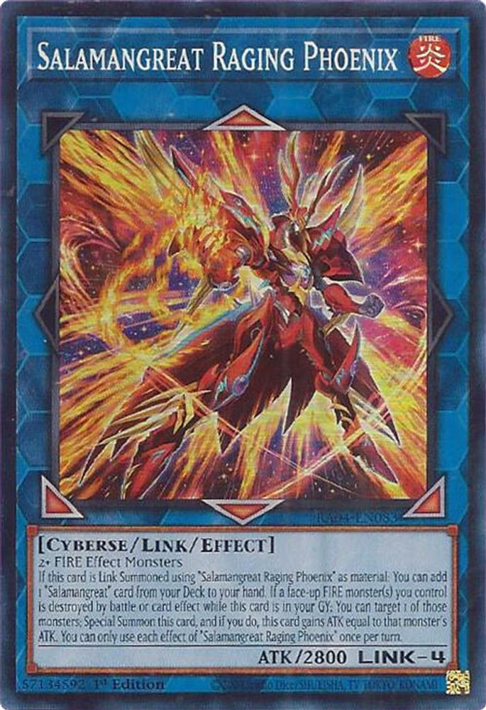 Salamangreat Raging Phoenix (RA04-EN083) - Super Rare