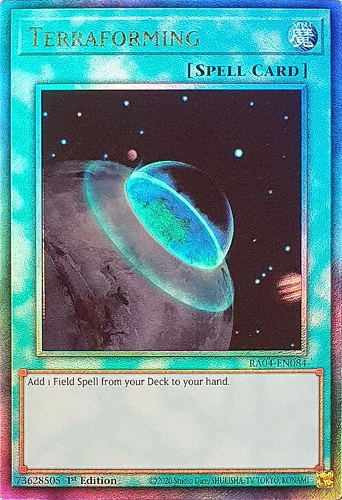 Terraforming (PUR) (RA04-EN084) - Prismatic Ultimate Rare