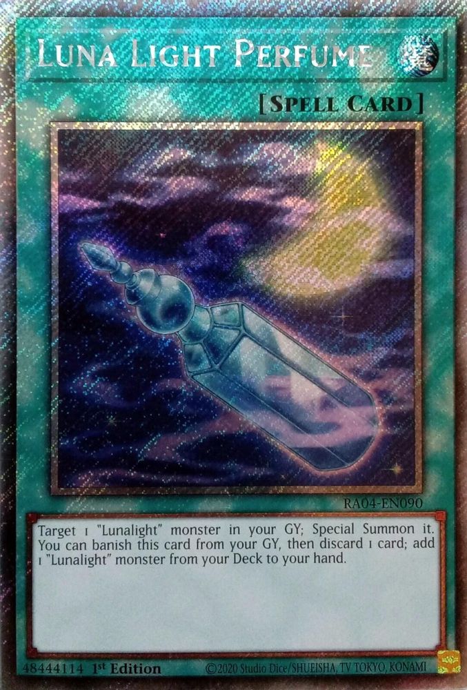 Luna Light Perfume (Platinum Secret Rare) (RA04-EN090) - Platinum Secret Rare