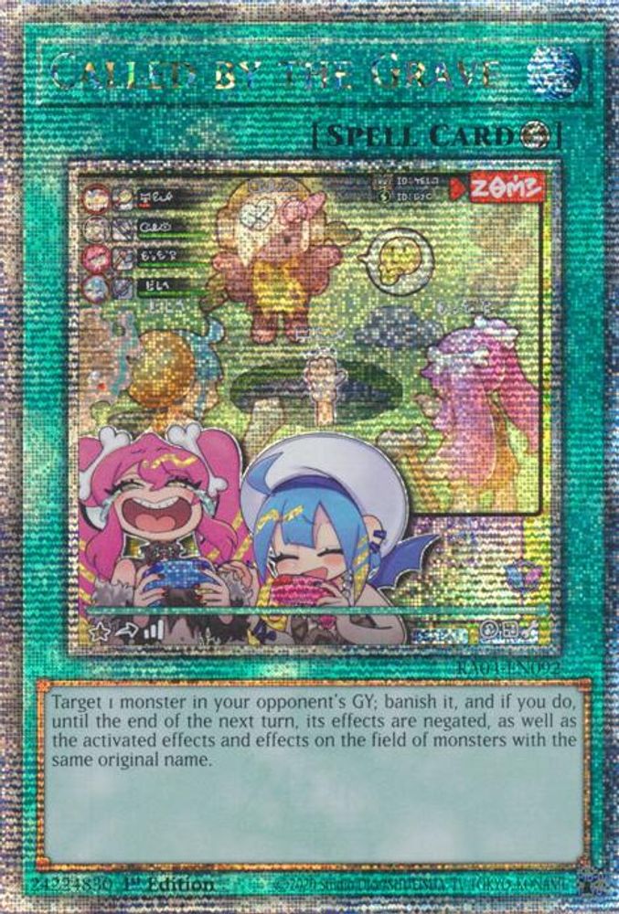 Called by the Grave (New Art) (Quarter Century Secret Rare) (RA04-EN092) - Quarter Century Secret Rare