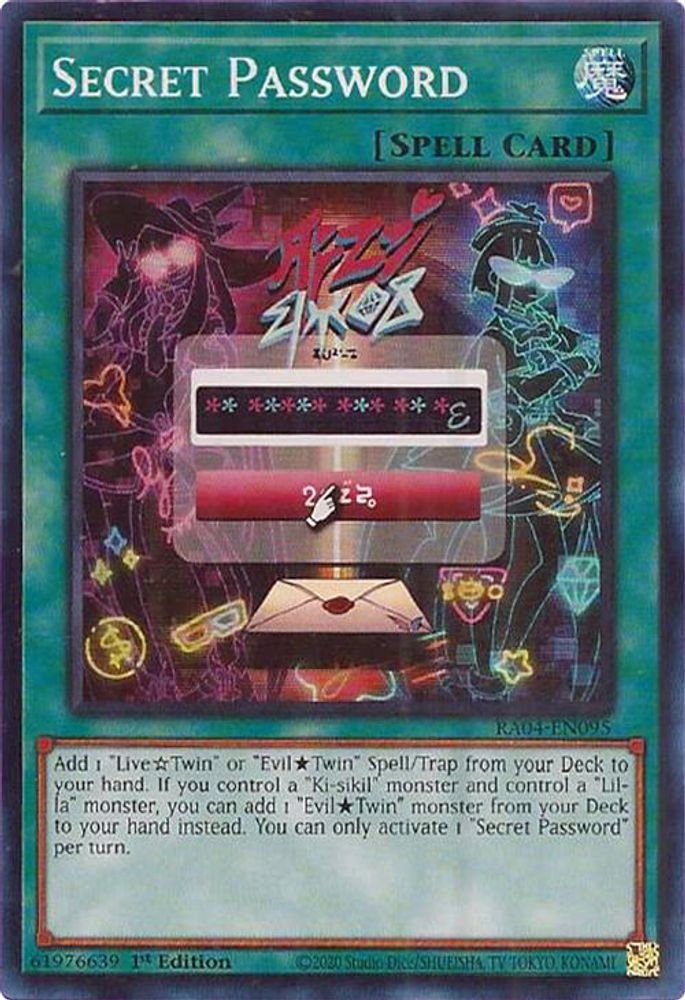 Secret Password (RA04-EN095) - Super Rare