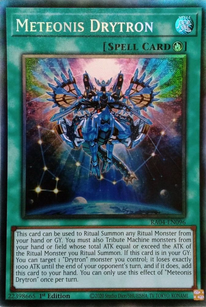 Meteonis Drytron (PCR) (RA04-EN096) - Prismatic Collector's Rare