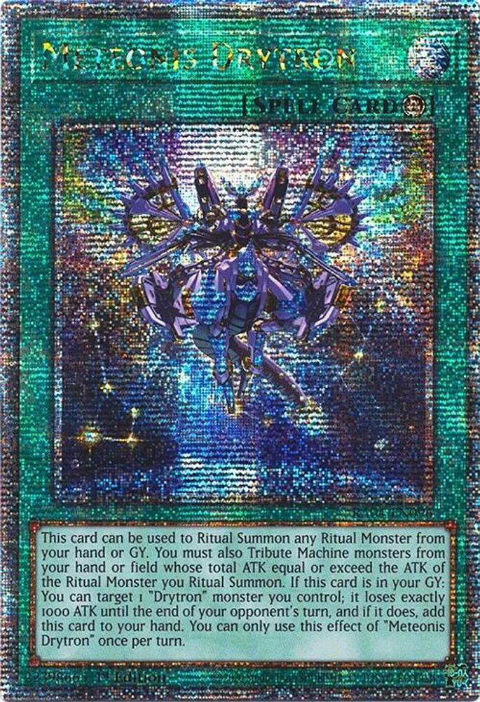 Meteonis Drytron (Quarter Century Secret Rare) (RA04-EN096) - Quarter Century Secret Rare