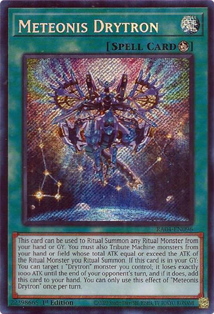 Meteonis Drytron (Secret Rare) (RA04-EN096) - Secret Rare