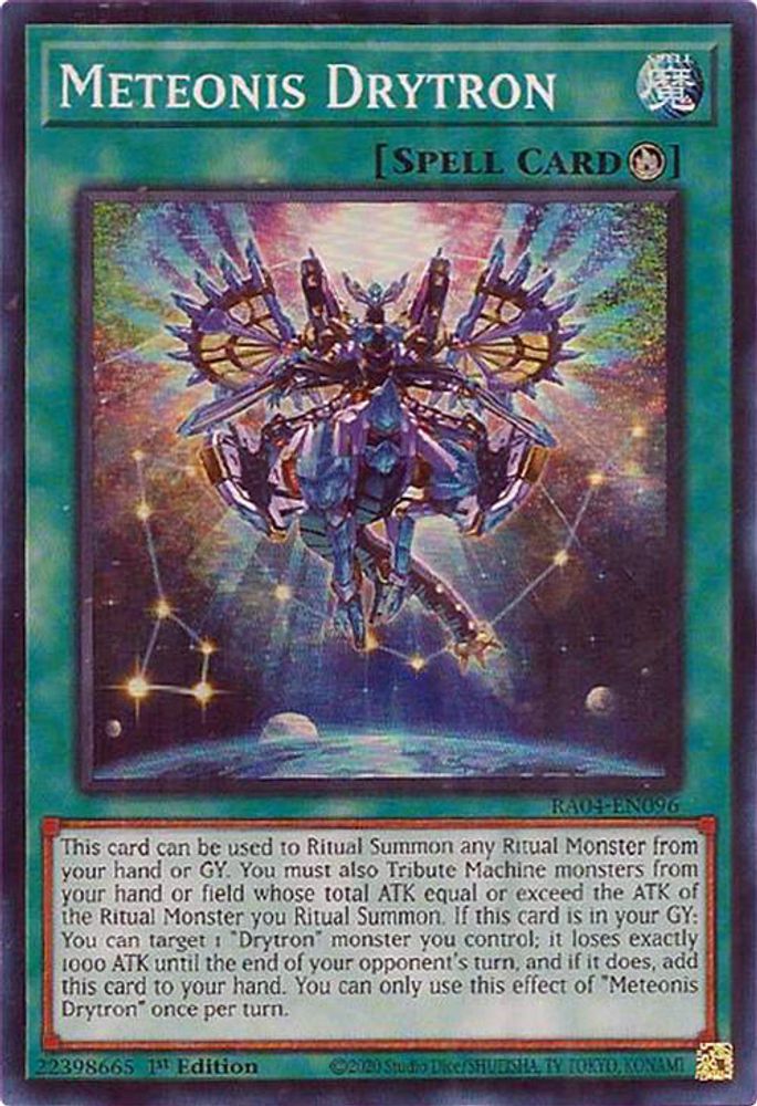 Meteonis Drytron (RA04-EN096) - Super Rare