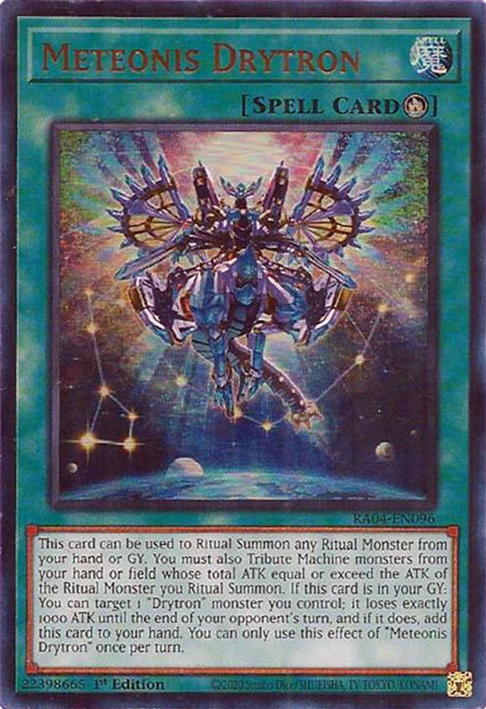 Meteonis Drytron (UR) (RA04-EN096) - Ultra Rare