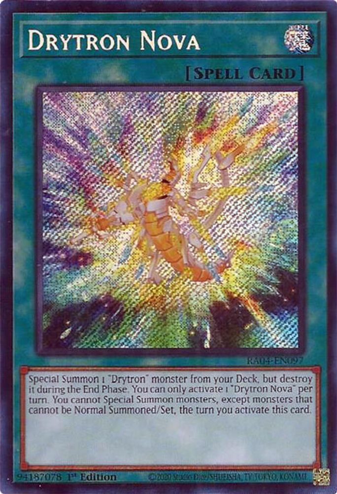 Drytron Nova (Secret Rare) (RA04-EN097) - Secret Rare