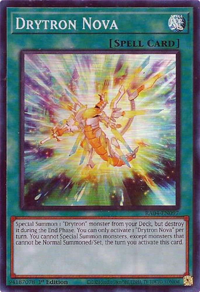 Drytron Nova (RA04-EN097) - Super Rare