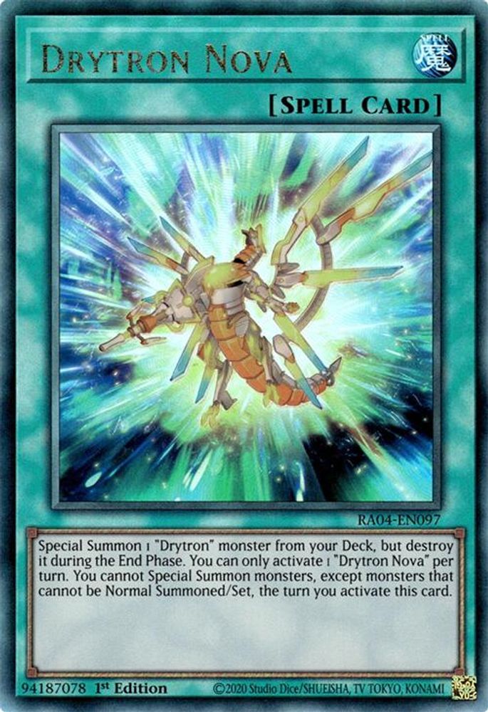 Drytron Nova (PUR) (RA04-EN097) - Prismatic Ultimate Rare