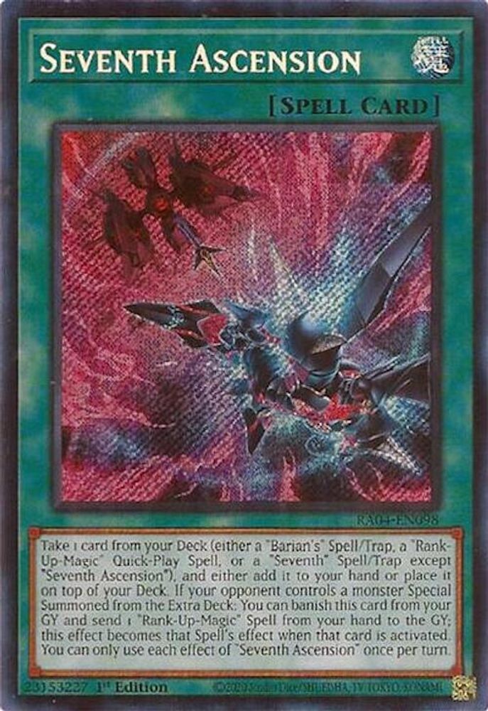 Seventh Ascension (Secret Rare) (RA04-EN098) - Secret Rare