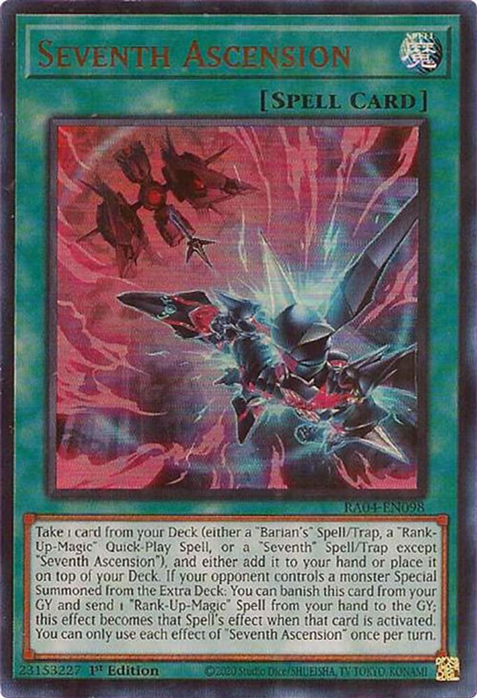 Seventh Ascension (UR) (RA04-EN098) - Ultra Rare