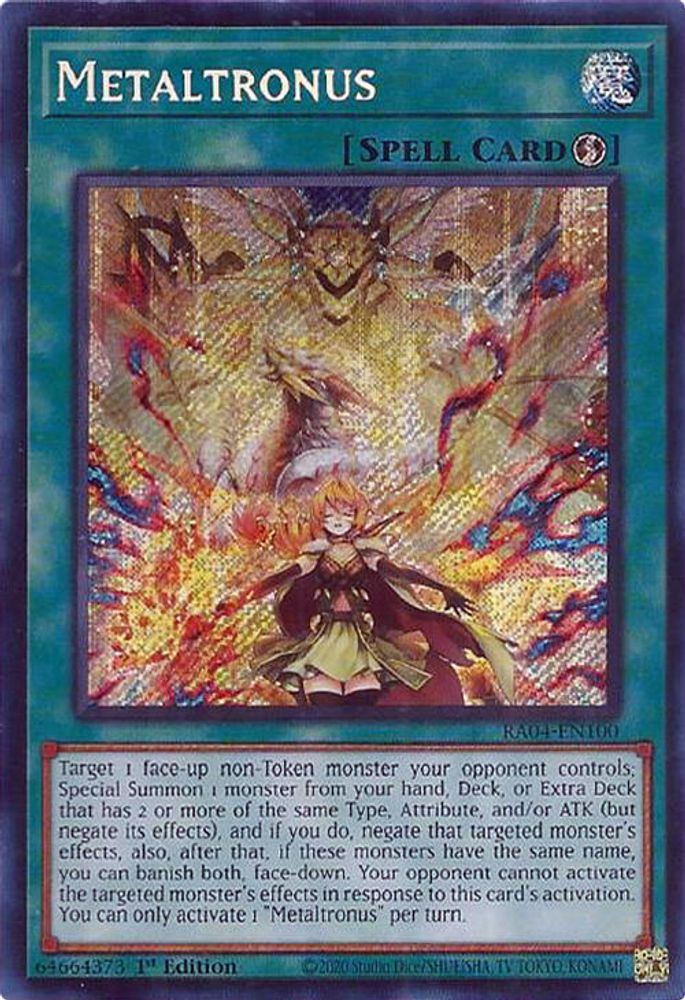 Metaltronus (Secret Rare) (RA04-EN100) - Secret Rare