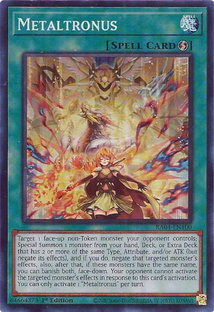 Metaltronus (RA04-EN100) - Super Rare