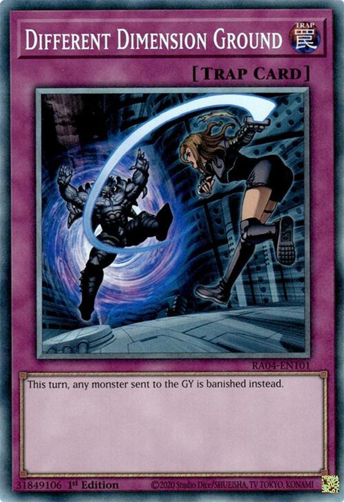 Different Dimension Ground (PCR) (RA04-EN101) - Prismatic Collector's Rare