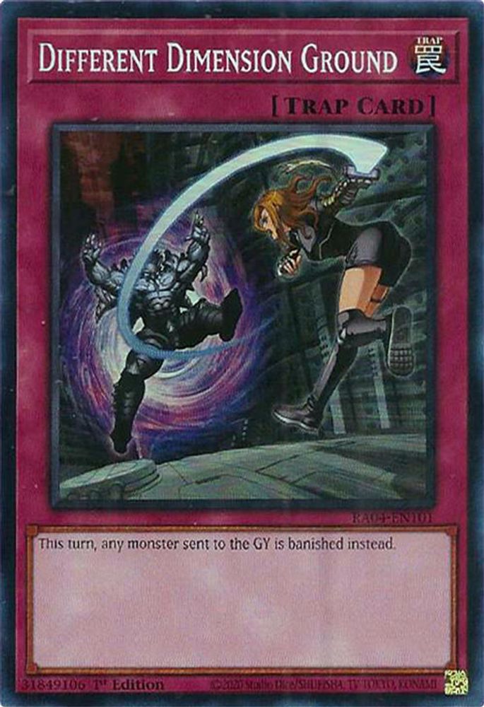 Different Dimension Ground (RA04-EN101) - Super Rare