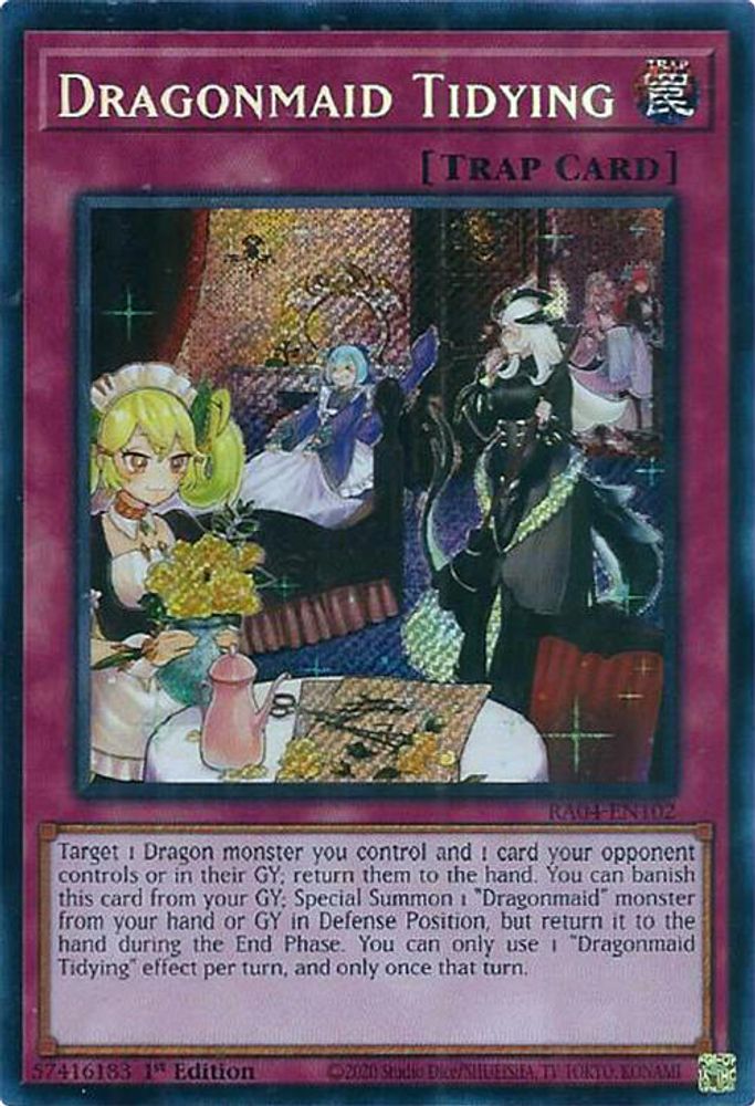 Dragonmaid Tidying (Secret Rare) (RA04-EN102) - Secret Rare