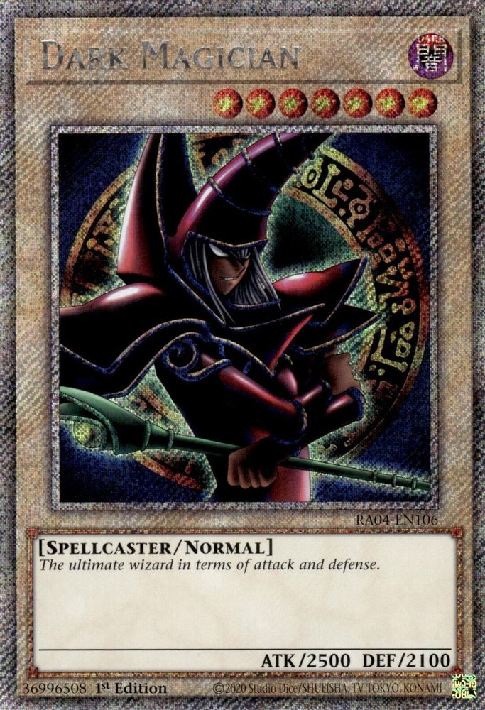 Dark Magician (Arkana) (Platinum Secret Rare) (RA04-EN106) - Platinum Secret Rare
