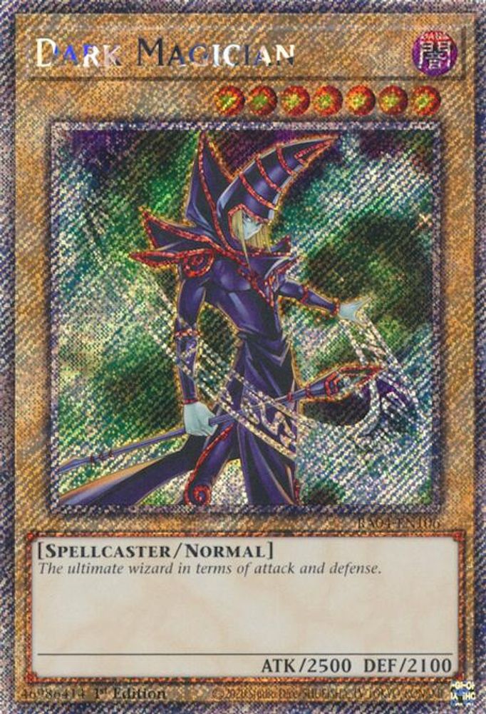 Dark Magician (6th Art) (Platinum Secret Rare) (RA04-EN106) - Platinum Secret Rare