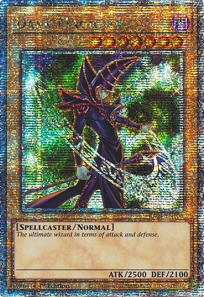 Dark Magician (6th Art) (Quarter Century Secret Rare) (RA04-EN106) - Quarter Century Secret Rare