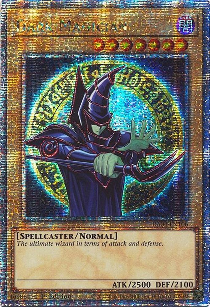Dark Magician (9th Art) (Quarter Century Secret Rare) (RA04-EN106) - Quarter Century Secret Rare