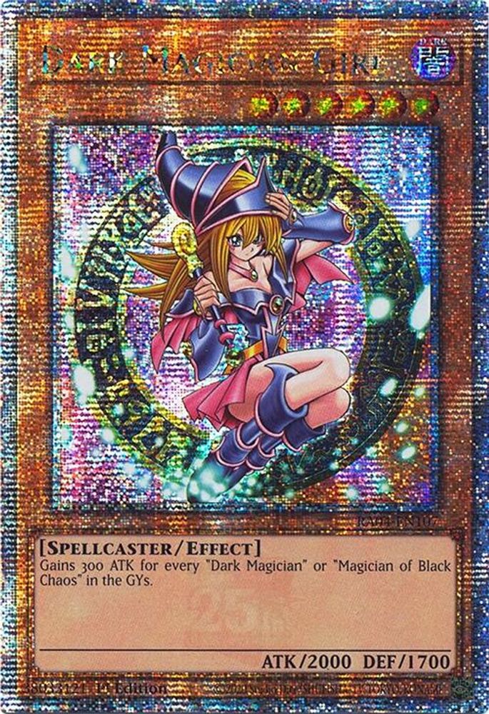 Dark Magician Girl (3rd Art) (Quarter Century Secret Rare) (RA04-EN107) - Quarter Century Secret Rare