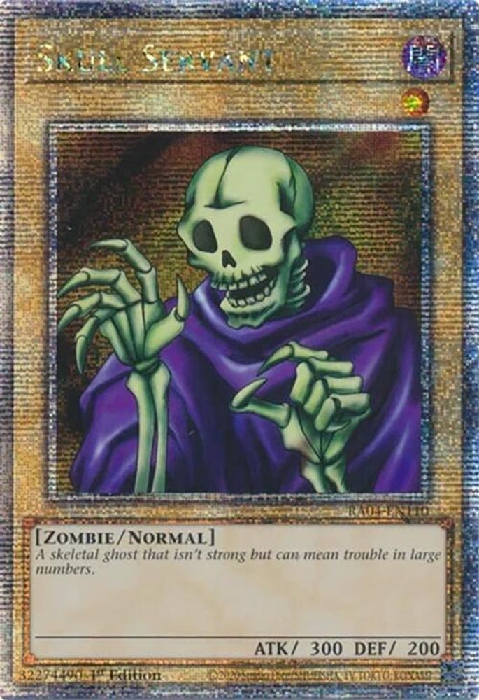 Skull Servant (Quarter Century Secret Rare) (RA04-EN110) - Quarter Century Secret Rare