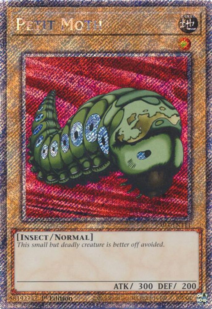 Petit Moth (Platinum Secret Rare) (RA04-EN111) - Platinum Secret Rare
