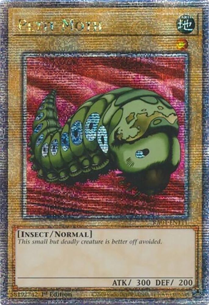 Petit Moth (Quarter Century Secret Rare) (RA04-EN111) - Quarter Century Secret Rare