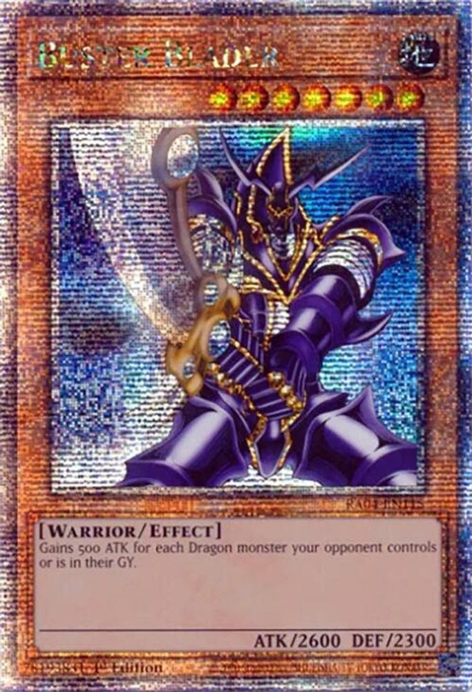 Buster Blader (Quarter Century Secret Rare) (RA04-EN115) - Quarter Century Secret Rare