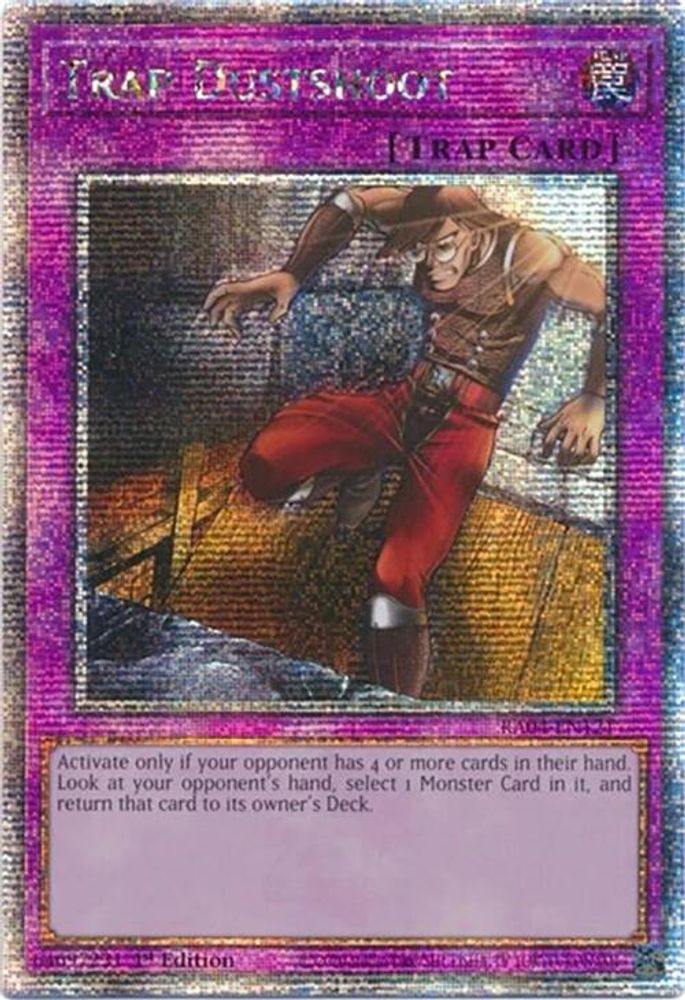 Trap Dustshoot (Quarter Century Secret Rare) (RA04-EN121) - Quarter Century Secret Rare