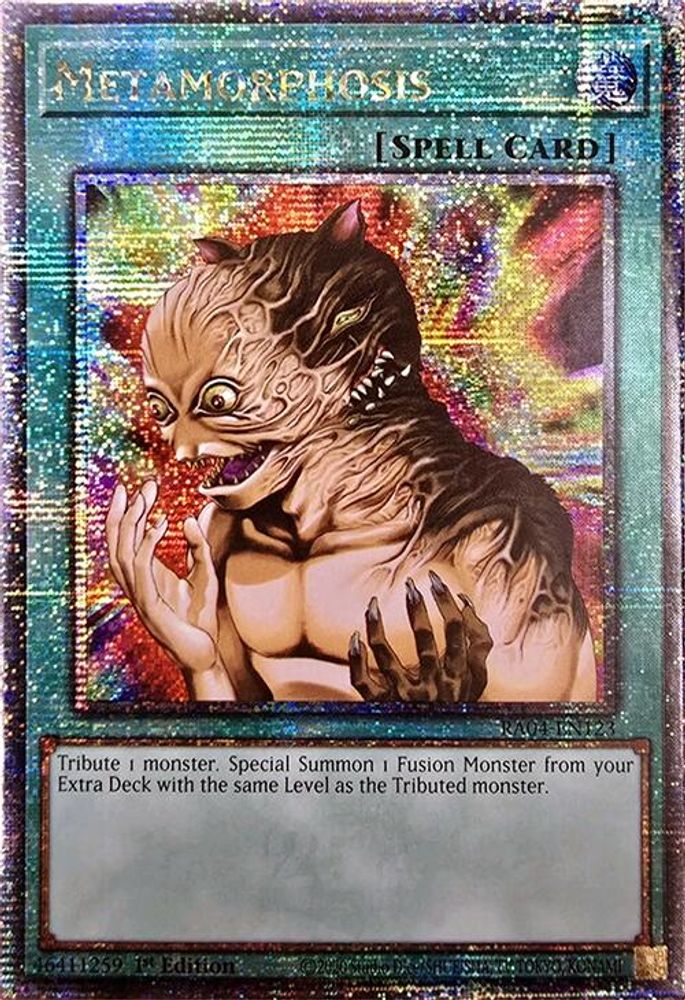 Metamorphosis (Quarter Century Secret Rare) (RA04-EN123) - Quarter Century Secret Rare