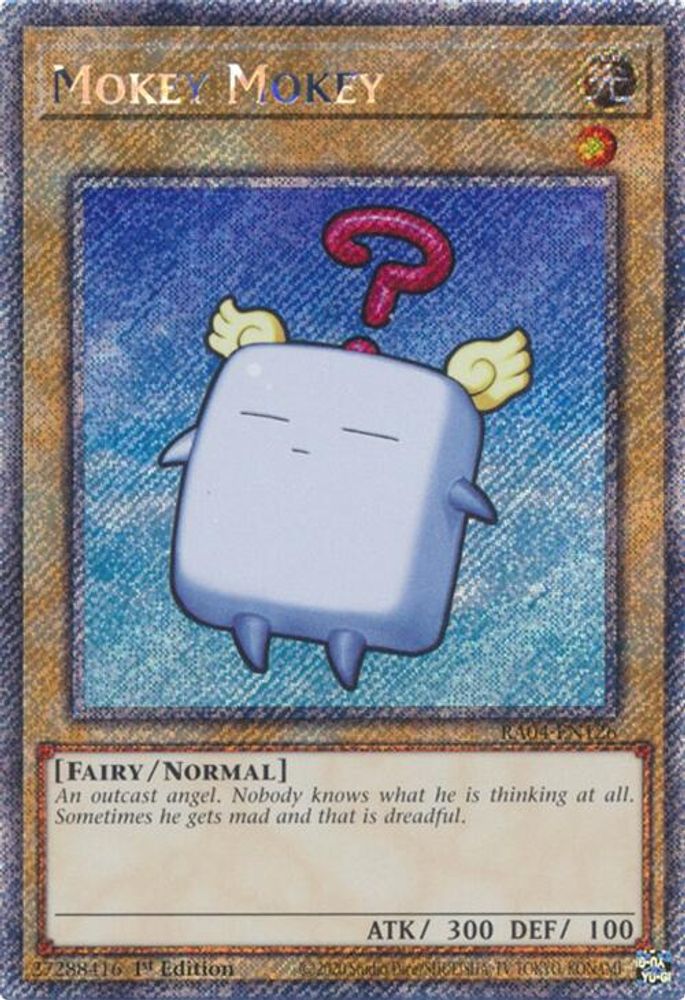 Mokey Mokey (Platinum Secret Rare) (RA04-EN126) - Platinum Secret Rare