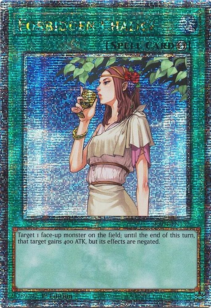 Forbidden Chalice (Quarter Century Secret Rare) (RA04-EN137) - Quarter Century Secret Rare