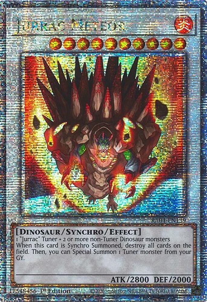 Jurrac Meteor (Quarter Century Secret Rare) (RA04-EN139) - Quarter Century Secret Rare