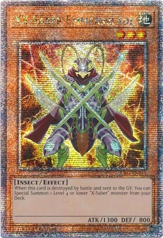 XX-Saber Emmersblade (Quarter Century Secret Rare) (RA04-EN141) - Quarter Century Secret Rare