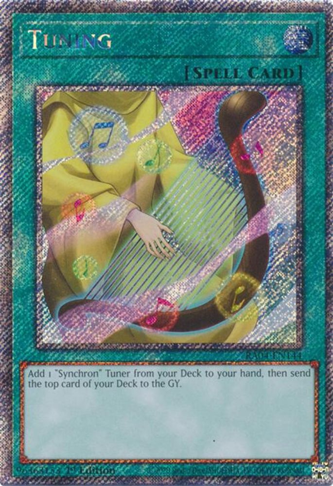 Tuning (Platinum Secret Rare) (RA04-EN144) - Platinum Secret Rare