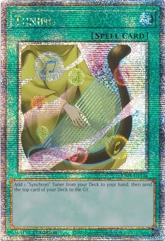 Tuning (Quarter Century Secret Rare) (RA04-EN144) - Quarter Century Secret Rare
