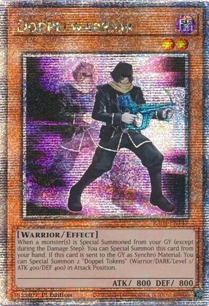 Doppelwarrior (Quarter Century Secret Rare) (RA04-EN147) - Quarter Century Secret Rare