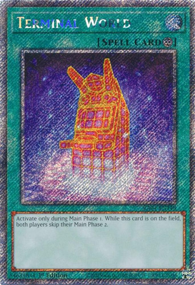 Terminal World (Platinum Secret Rare) (RA04-EN148) - Platinum Secret Rare