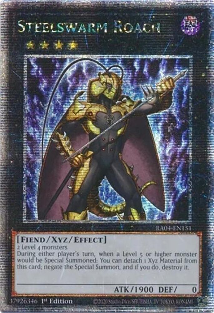 Steelswarm Roach (Quarter Century Secret Rare) (RA04-EN151) - Quarter Century Secret Rare